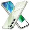 Husa MagSafe pentru Samsung Galaxy S21 FE 5G G990, Techsuit, Shockproof, Transparenta