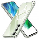 Husa MagSafe pentru Samsung Galaxy S21 FE 5G G990, Techsuit, Shockproof, Transparenta