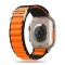 Curea Tech-Protect nylon Pro Apple Watch 42 44 45 49 mm portocaliu negru