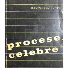 Maximilian Jacta - Procese celebre (editia 1969)