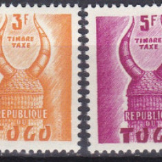 DB1 Togo 1959 Timbre Taxe 6 v. MNH