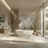 Cadă acrilică freestanding ROMA 170
