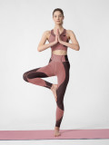 Colanți de yoga pentru femei din materiale reciclate, 4F Sportswear