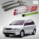 Cumpara ieftin Ștergătoare Kia Carens FC/FJ 1999-2006 | Set Față și Spate Flat &ndash; TeamCar&reg;