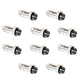 Package Replacement plug for microphone with 4 pins,10 pieces