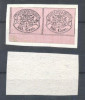 Italy Church State 1867 2 x Coat of arms in block on paper 80C Mi.18 MH AM.530, Nestampilat