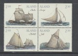 Aland (Finlanda) 1995 - Vapoare, veliere, serie neuzata