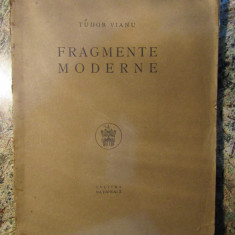 TUDOR VIANU - FRAGMENTE MODERNE {1925}