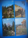 HOPCT LOT 3782 -4 CARTI POSTALE-LACU ROSU -JUD HARGHITA-CIRCULATE, Circulata, Printata