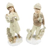 Cumpara ieftin Set 2 figurine Copii polirasina 9x8x22 cm