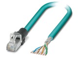 Patch cord S/UTP 5 litat Cu PUR albastru deschis 1m