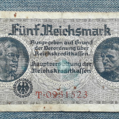 5 ReichsMark ND (1940-1945) Germania / mark marci seria 0931523