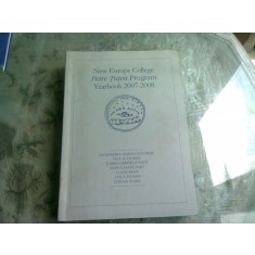 NEW EUROPE COLLEGE PETRE TUTEA PROGRAM YEARBOOK-2007-2008-ALEXANDRA MARIA CIOCARLIE