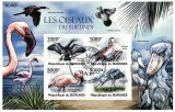 Timbre Burundi 2011: Pasari de Apa / Colita - Colectie Straine, Tema Aviara