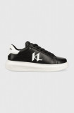 Cumpara ieftin Karl Lagerfeld sneakers din piele KAPRI MENS culoarea negru, KL52515A