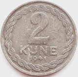 2221 Croatia 2 Kune 1941 km 2, Europa