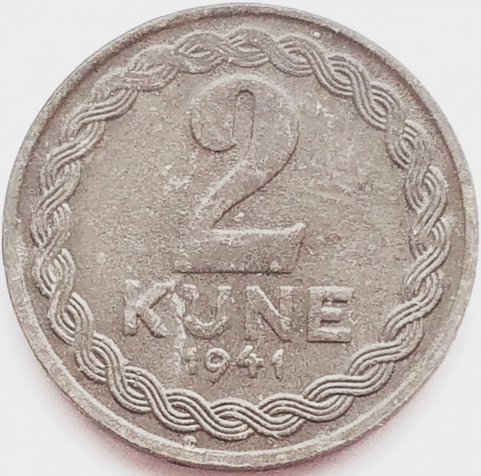 2221 Croatia 2 Kune 1941 km 2