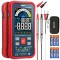 Multimetru digital AstroAI MUS10KRD, 10000 Counts, Smart Auto, TRMS Auto-Ranging, Display Color, Masurare continuitate, Temperatura, Geanta transport