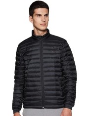 Jacheta subtire pentru barbati Tommy Hilfiger M132160012, negru, marime M - OUTLET