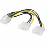 Cablu de alimentare Akyga, Molex, PCI Express 8pin, 0.15 m