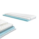 Saltea Leziter DreamX 80x200 cm, 16 cm grosime, spuma polieterica, mediu-dur, husa detasabila