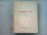 GHEORGHE LAZAR 1779-1823 - BIOBIBLIOGRAFIE