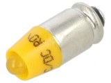 Lampa LED Control Galben Plastic 24VAC 3mm