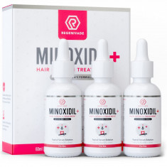 Set Solutie, Regenivade, Minoxidil 5%, Tratament Impotriva Caderii Parului, Pipeta, 3x 60ml foto