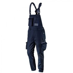 Pantaloni de lucru cu bretele Navy, marimea M 81-244-M foto