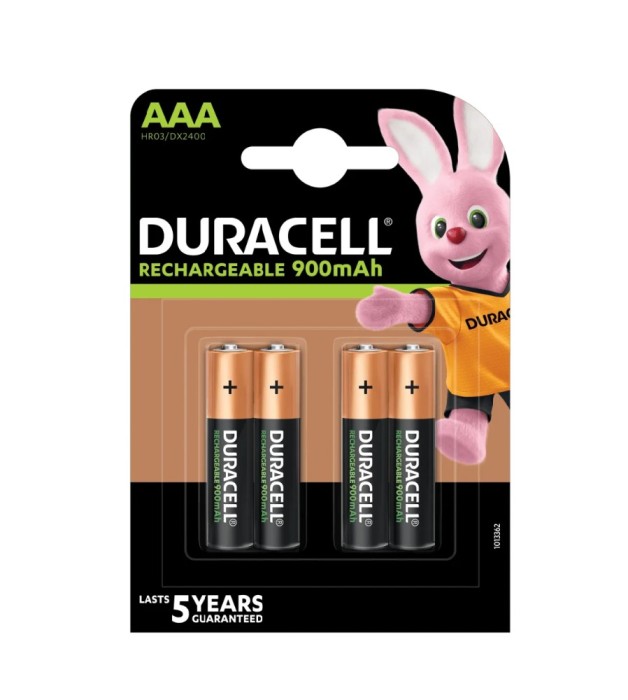 Set 4 Baterii reincarcabile Duracell Recharge AAA 900 mAh