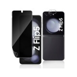 Folie protectie ecran de confidentialitate + folie camera Funrae pentru Samsung Galaxy Z Flip 5 5G - RESIGILAT