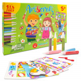 Kit creativ de desen cu particule de marmura - Art Craft, Sabbiarelli