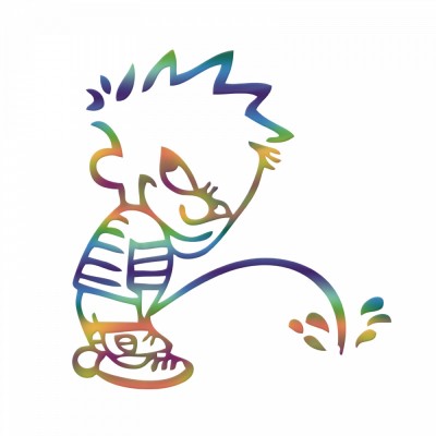 Sticker Rezervor , zGolan, , Autocolant Amuzant pentru Clapeta Rezervorului foto
