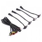 Set 4 x Lumini de zi auto, pentru Grila, 4W, 12V, Universal