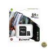 Card Memorie microSDXC Kingston Canvas Select Plus Android A1 64Gb Clasa 10 / UHS-1 U1 cu Adaptor SDCS2/64GB