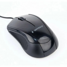 Mouse cu fir GEMBIRD negru MUS-3B-02 foto