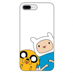 Husa compatibila cu Apple iPhone 7 Plus, iPhone 8 Plus Silicon Gel Tpu Model Finn and Jake Tongues