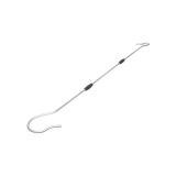 Toiag cioban/baston pastor din aluminiu cu manere antiderapante 1,45 metri prindere animal de gat si picior