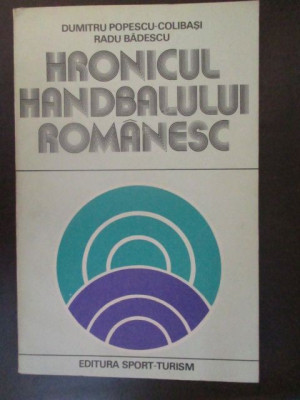 Hronicul handbalului romanesc D.Popescu-Calibasi, R.Badescu foto