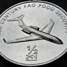 Moneda FAO 1/2 CHON - COREEA de NORD, anul 2002 * cod 3820 - UNC DIN FASIC!