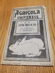 CRESTEREA IEPURILOR DE CASA - A. Mauch - Biblioteca Agricola nr. 19, 1934, 40p. foto