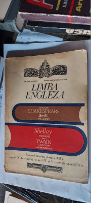 LIMBA ENGLEZA CLASA A XII A ANUL IV DE STUDIU SI ANII IV SI V LICEE SPECIALITATE foto