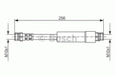 Conducta / cablu frana VW PASSAT Variant (3C5) (2005 - 2011) BOSCH 1 987 476 284 foto