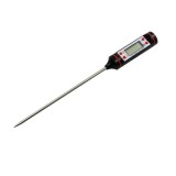 Cumpara ieftin Termometru bucatarie TP101, Inox, 15 cm, Negru