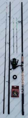 SET FEEDER Lanseta HARRIER 4,20m 210gr + Mulineta SPARKLER 4000 + 150m fir foto