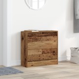 vidaXL Cabinet pentru pantofi Lemn vechi 60x21x57 cm Lemn stratificat