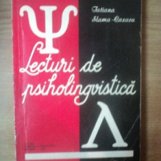 LECTURI DE PSIHOLINGVISTICA de TATIANA SLAMA-CAZACU , 1980