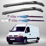 Cumpara ieftin Ștergătoare Renault Master Furgon L2H2 (2006&ndash;2010) Hibrid | Set față &ndash; TeamCar&reg;