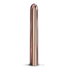 Vibrator Pink Lady 2.0, 10 Moduri Vibratii, ABS, USB, Rose Gold, 19 cm