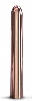Vibrator Pink Lady 2.0, 10 Moduri Vibratii, ABS, USB, Rose Gold, 19 cm foto